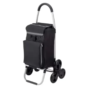 Cart Shopping Trolley Bag with Wheels Portable Aluminum Alloy Stair Climber Trolley Car Folding Hand Pull Outdoor Carton
