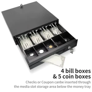Cash Drawer GT C330 Metal Case Box RJ11 RJ12 Electrical Money Cash Locker Register Drawer for Supermarket POS System