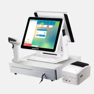 Cash Register POS System 15.6 Inch Dual Screen POS Android Cash Register POS for Restaurant