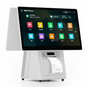 Cash Register Tablet POS System With Printer Windows Touch Pos Systems Machine for Supermarket