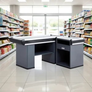Cash Table Furniture Dimension Design Grocery Cashier Checkout Counter for Shop Checkout Counter