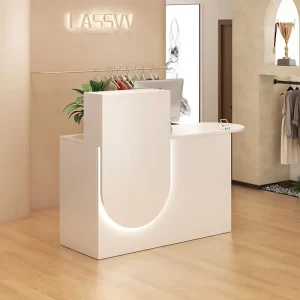 Cashier Front Desk Reception Desk Simple Clothing Store Beauty Salon Small Bar Front Desk Reception Counter Bar China Model