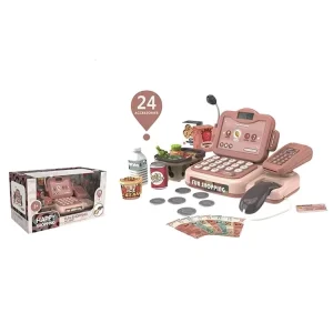 Cashier Game Supermarket Voice Recognition Shopping Cash Register Toy for Kids