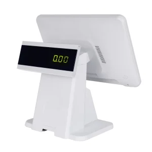 Cashier POS System Support Touch POS Machines All in One Dual Screen POS Machine for Supermarket