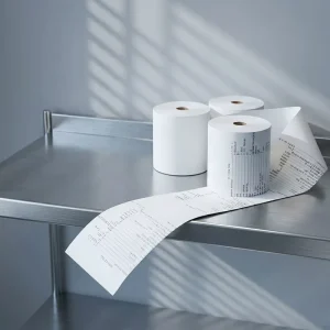 Cashier Paper 57mm 3 1/8 X 230 57*38 POS Thermal Paper Rolls for Bank Transactions Thermal Roll for Cash Register Printer