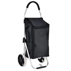 Ccustom Collapsible Wheeled Compact Portable Container Folding Shopping Cart With Wheels Trolley Bags for US Market