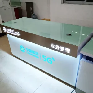 Cell Phone Store Service Counter Cashier Desk Mobile Phone Shop Cashier