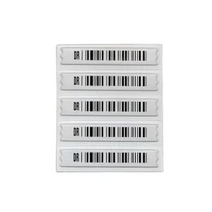 Chaofang CF-DR4511 45*11mm AM DR Soft Label Self-Adhesive EAS Alarm System 58Khz Barcode Sensor Anti-Theft Security for