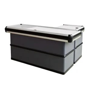 Checkout Counter Boutique Supermarket Equipment Steel Cashier Counter
