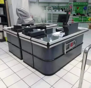 Checkout Counter Cashier Grey 1800*1200*850