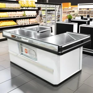Checkout Counter for Electronic Store Boutique Without Shelving Retail Store