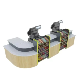 Checkout Counters for Supermarkets and Retail Store Checkout Counter with Worry free After sales Service