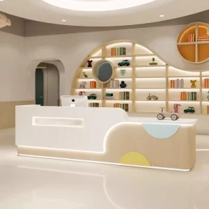 Children’S Cartoon Early Education Institution Reception Desk Maternal and Child Store Retail Checkout Counters for Business