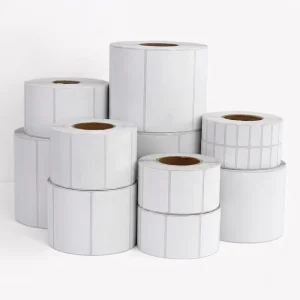 China Manufactured Custom Thermal Printer Labels Self adhesive Barcode Stickers 40×30 60×40 Supermarket Scale Labels Supplier