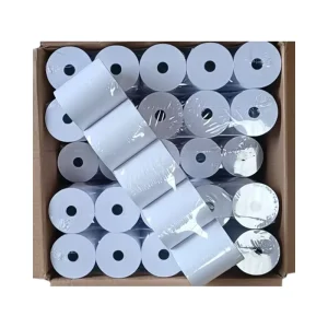 China Manufacturer Custom Gram Size Thermal Printer Paper Roll 57×30 57×40 POS Receipt Roll 80x80mm Cash Register Paper