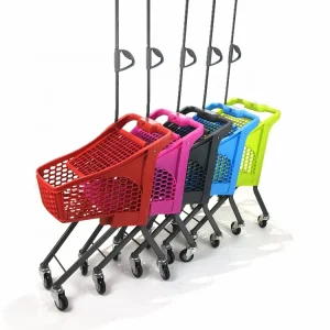 China Supplier 25L Cute Mini Supermarket Grocery Kids Shopping Trolley for Sale
