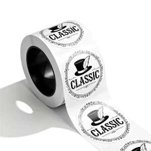 China Supplier’s Customizable Self Adhesive Sticker Labels Roll for Glasses Earrings and Necklaces MOQ 500pcs