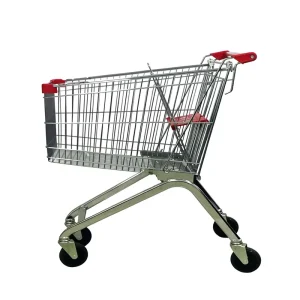 Chrome Plating 120L Supermarket Shopping Trolleys