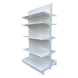 Chuangmeijia Supermarket Shelf With Perfect Used Double Side Gondola Steel From China Hypermarket Shelving System