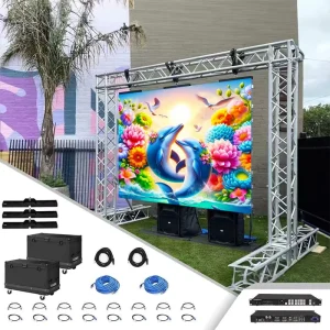 Church Revival Meeting P2.9 Indoor LED Display 500x1000mm Seamless Splicing Rental Worship Screen