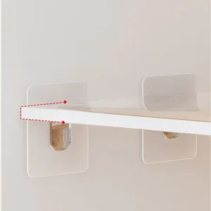 Clear Acrylic Plastic Shelf Dividers Customizable Height Closet Partition Board Standing File Organizer for Cabinet Shelf