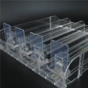 Clear Acrylic Shelf Dividers Wire Retail Clear Pharmacy Plastic Acrylic Shelf Diviseur Separadores Warehouse Shelf Dividers