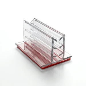 Clear Adhesive Plastic Strips for Supermarket Shelf Talkers Data Strips Price Tag Labels