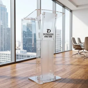 Clear Color Acrylic Podium Rostrum and Lectern Platform China Factory Display Racks