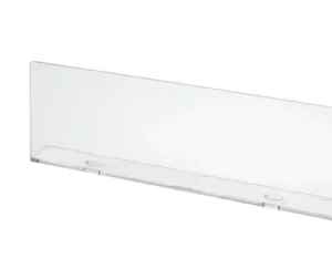Clear Extruded Front Shelf Strip Fence Plastic Divider For Supermarket