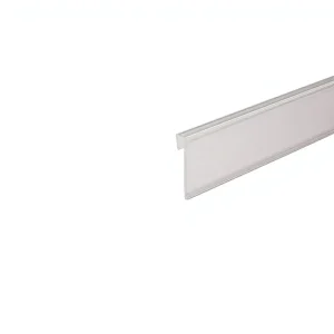 Clear PVC Price Tag Data Strip Display Rack Promotional Label Holder Supermarket Shelving OEM Custom Length Extrusion