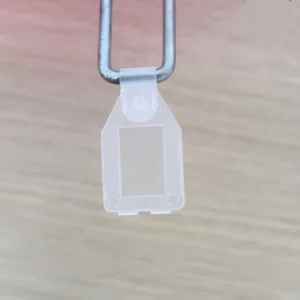 Clear Plastic Label Holder Price Tag Label Card Merchandise Sign Display Holder