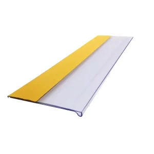 Clear Price Tag Holders Plastic Data Strip Shelf Holder Display
