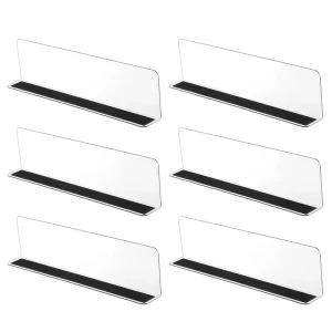 Clear Shelf Dividers Closets Separator Commodity Divider Magnetic Baffle for Supermarket Retail Stores