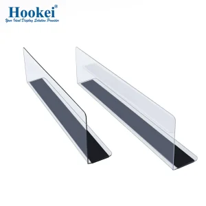 Clear Shelf Dividers Wire Retail Clear Pharmacy Plastic Acrylic Shelf Diviseur Separadores Warehouse Fridge Shelf Dividers