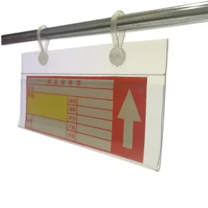 Clear Shelf Price Tag Holder Display Plastic Accessories Plastic Hanger Transparent Data Strip