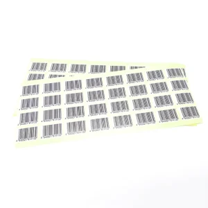 Clear Vinyl Adhesive Sticker A4 Inkjet Laser Printing Waterproof Strong Self Adhesive Labels Rolls Custom Barcode Perfume