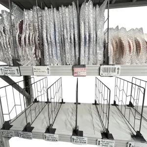 Clip on Shelf Separator Flexible Space Division Solution Suitable for Library Warehouse and Commercial Display Shelves