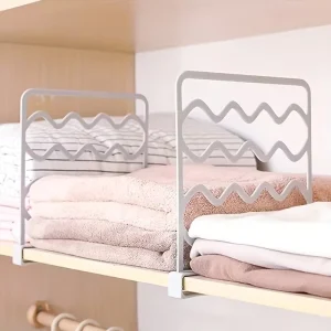 Closet Organizers and Storage White Plastic Closet Shelf Dividers Kitchen Cabinet Shelf Storage