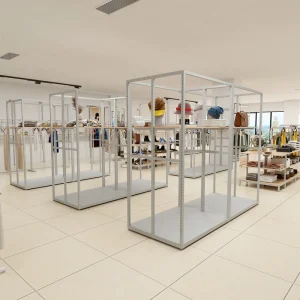 Clothes Stand Display Racks Large Display Retail Garment Store Fixtures Design for Clothes Shop Fittings and Display