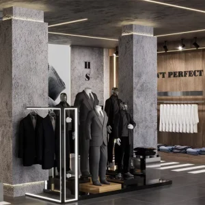 Clothing Shop Interior Design Full Room Customization Clothing Store Display Racks Retail Clothing Display Shelves Decoration