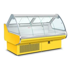 Cold Display Fridge for Meat and Fish Commercial Deli Cooler Display Refrigerator Meat Deli Display Unit for Retail