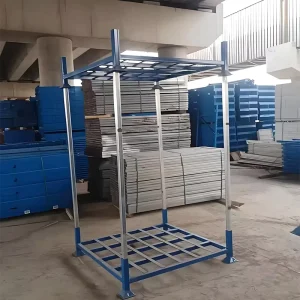 Collapsible Detachable Stack Rack Portable Pile Frame For Empty Rack Storage And Transfer