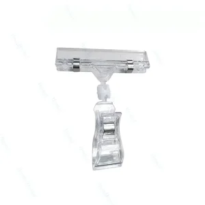 Colorful Supermarket Shelf Price Label Display Plastic Pop Sign Holder Clips Price Tag Holder