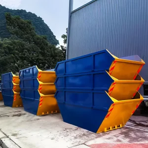 Colour Outdoors Large Scale Garbage Disposal Skip Bin