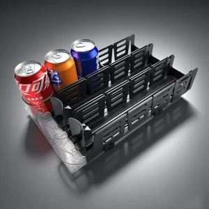 Combined PVC Acrylic Adjustable Dividers Shelf Pusher for Auto Organize Goods in Retail Supermarkets