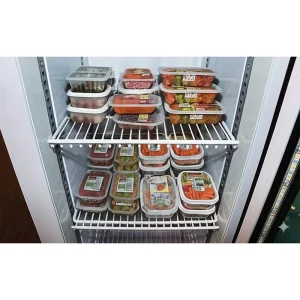 Commercial Coated Grey Stainless Steel Wire Refrigerator Shelves for Refrigerator Freezer Shelves