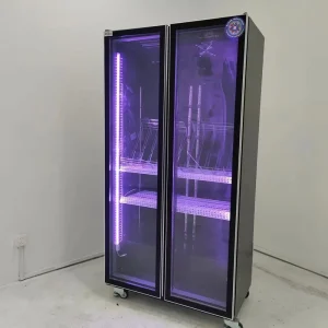 Commercial Cold Drink Freezer Beverage Cooler Supermarket Refrigeration Equipment with Glass Door