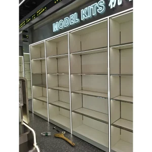 Commercial Multi Tier Stainless Steel Gondola System Supermarket Display Rack Grocery Store Shelving Solution Metal