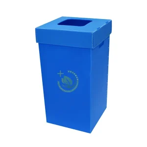 Commercial Outdoor Recyclable Sanitation Bin Large Capacity Sorting Lid Made Recycled Materials TUV Certified PP Plastic