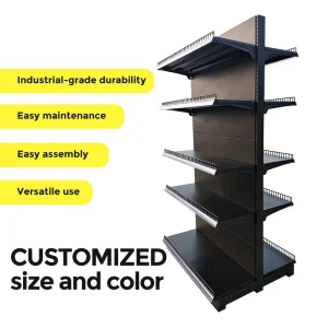 Commercial Supermarket Shelf Gondola Shelving Retail Store Shelves Suitable for Stores Supermarkets Pharmacies and Warehouses